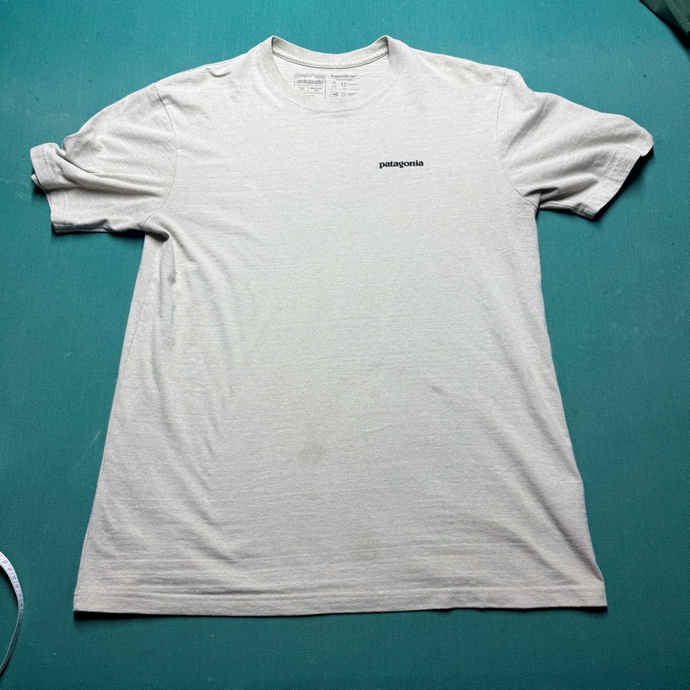 Patagonia Men's Off-White Short Sleeve Tee